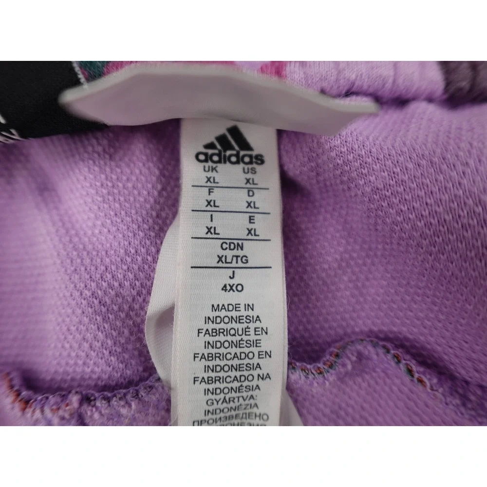 Adidas N.E.R.D. Sweatpants Men XL Purple Camo Rare Sample Brain Print Jogger